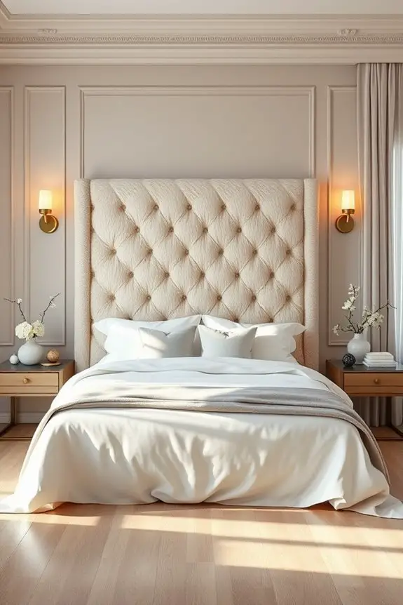 faux fur bedroom elegance