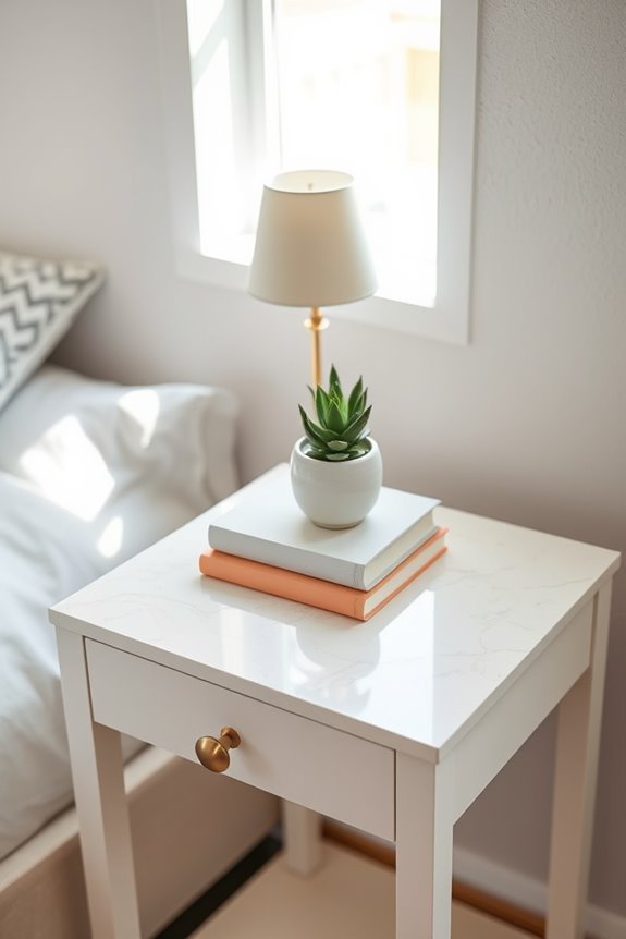faux marble finish table