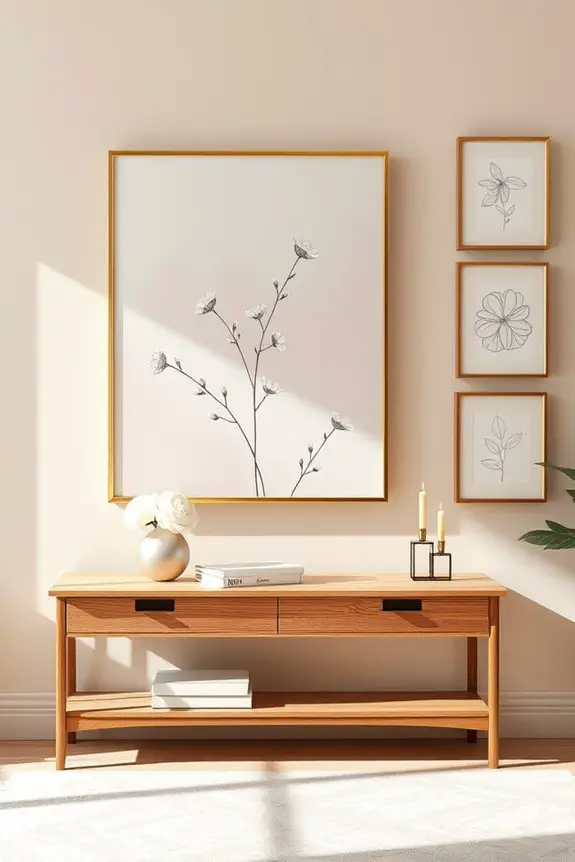 feminine abstract wall art