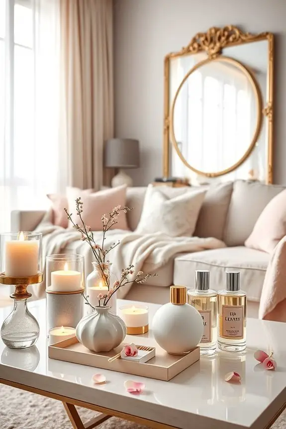 feminine ambiance through fragrances