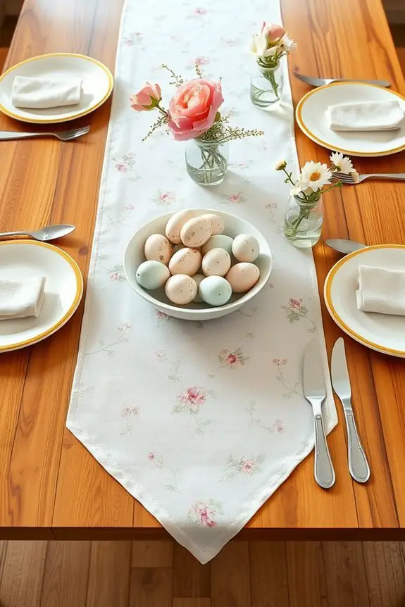 festive easter table decor