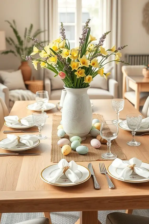 festive easter table settings