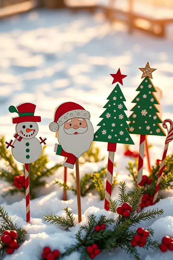 festive holiday garden decor