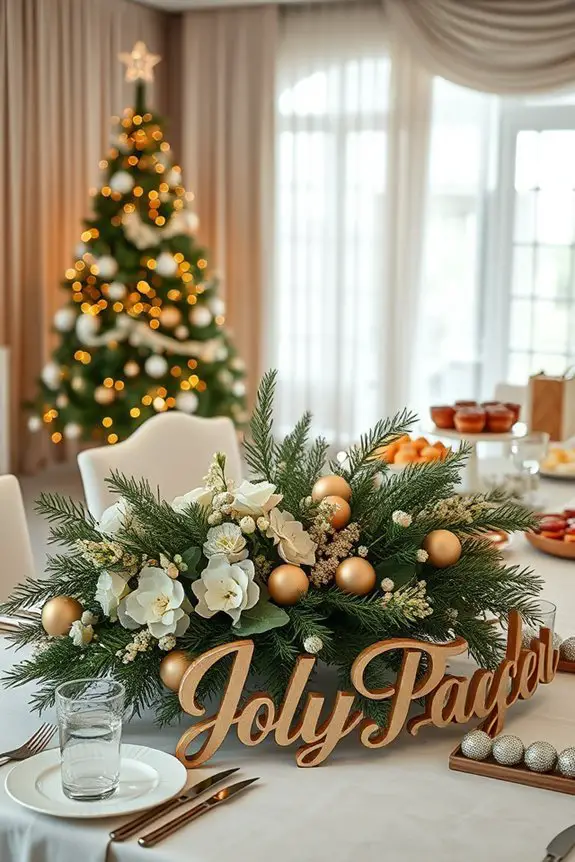 festive holiday signage ideas