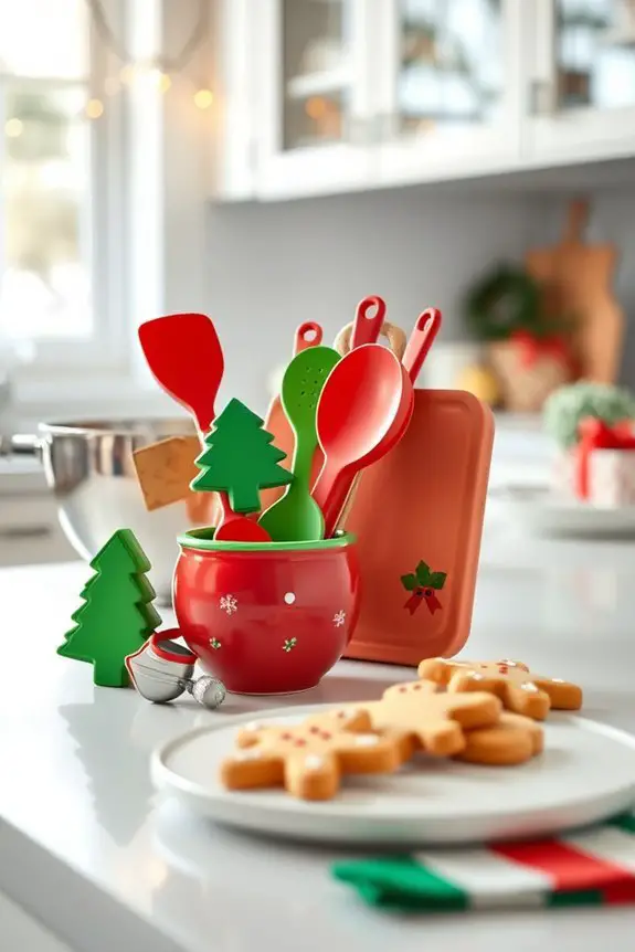 festive kitchen utensils collection