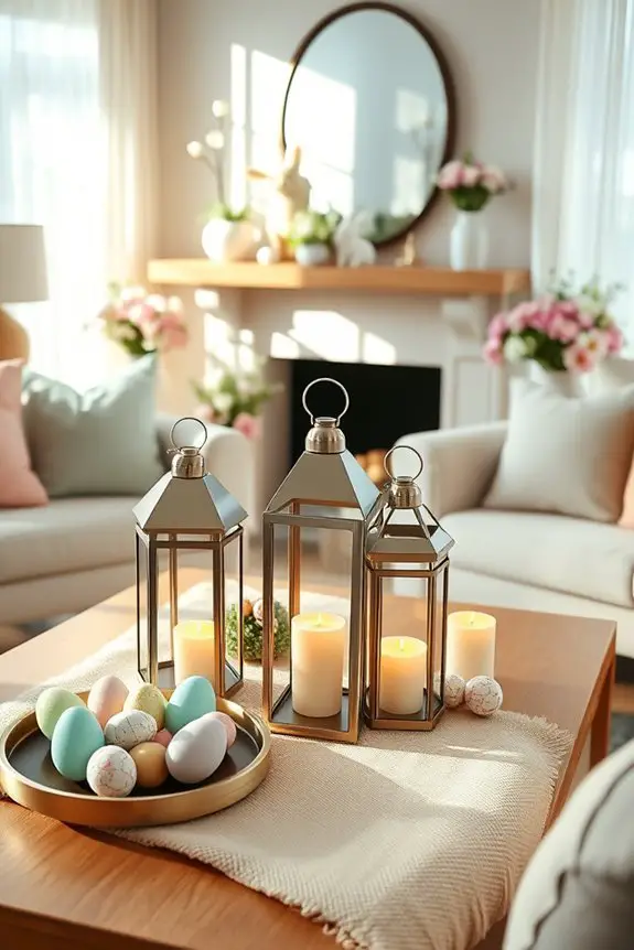 festive lanterns enhance atmosphere