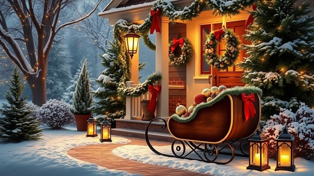 festive outdoor christmas decorations