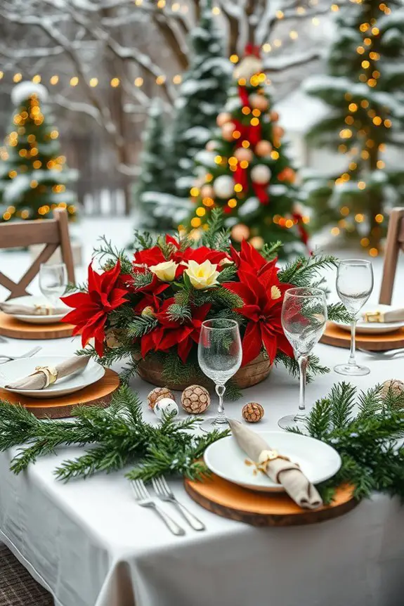 festive outdoor table decor