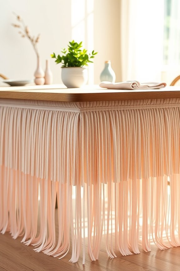 festive paper table decor