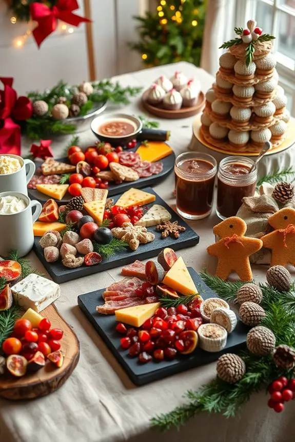 festive unique food stations