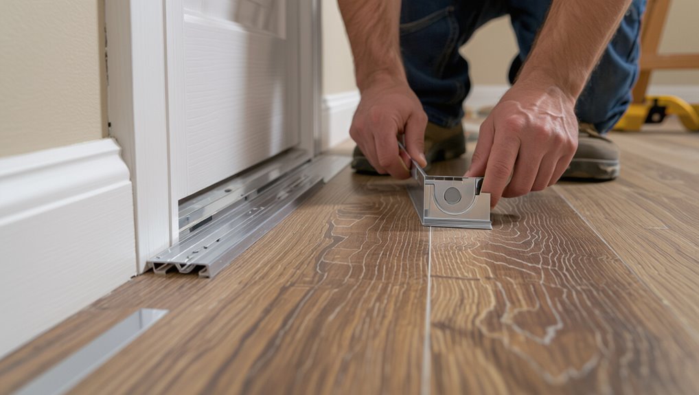 finish with trim installation
