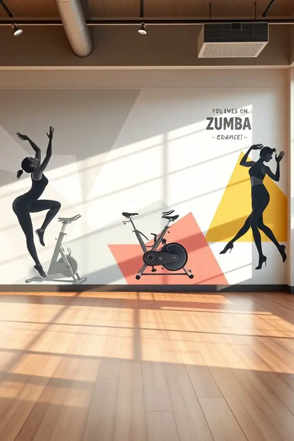 fitness class atmosphere enhancement