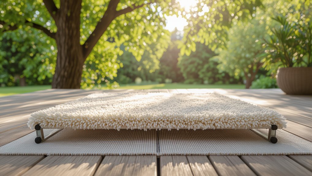 flat dry in shade