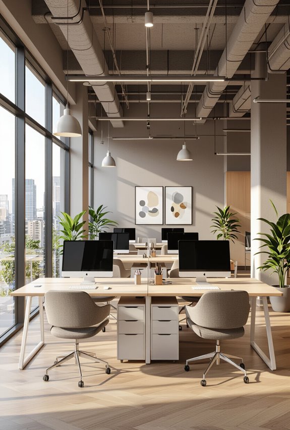 flexible hybrid workspace design
