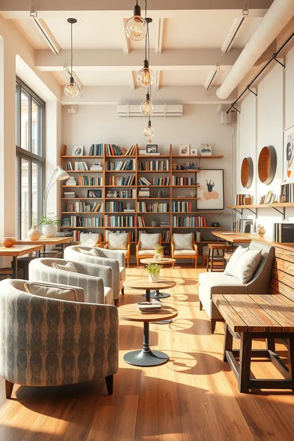 flexible inviting seating arrangements
