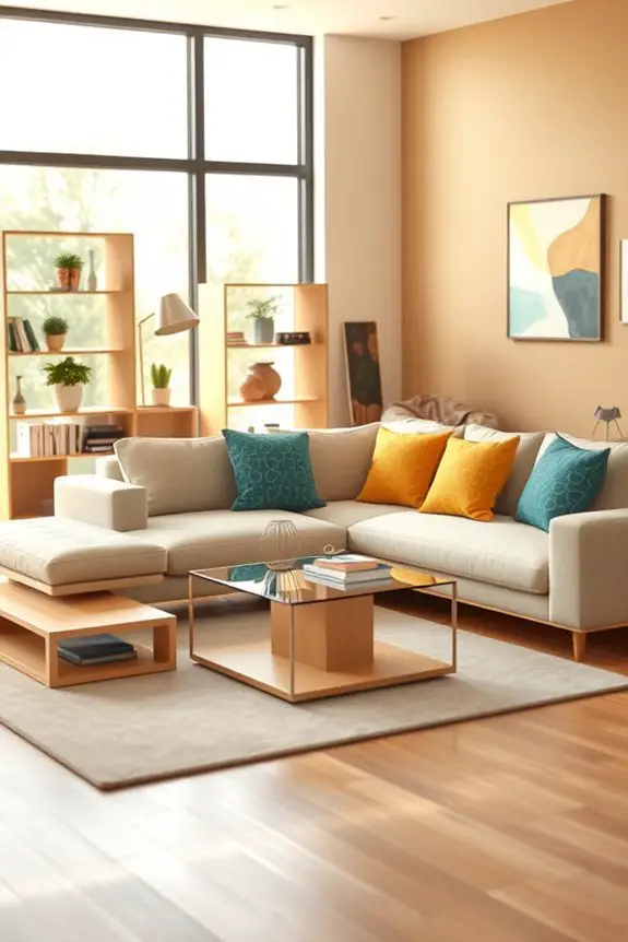 flexible modular furniture arrangements