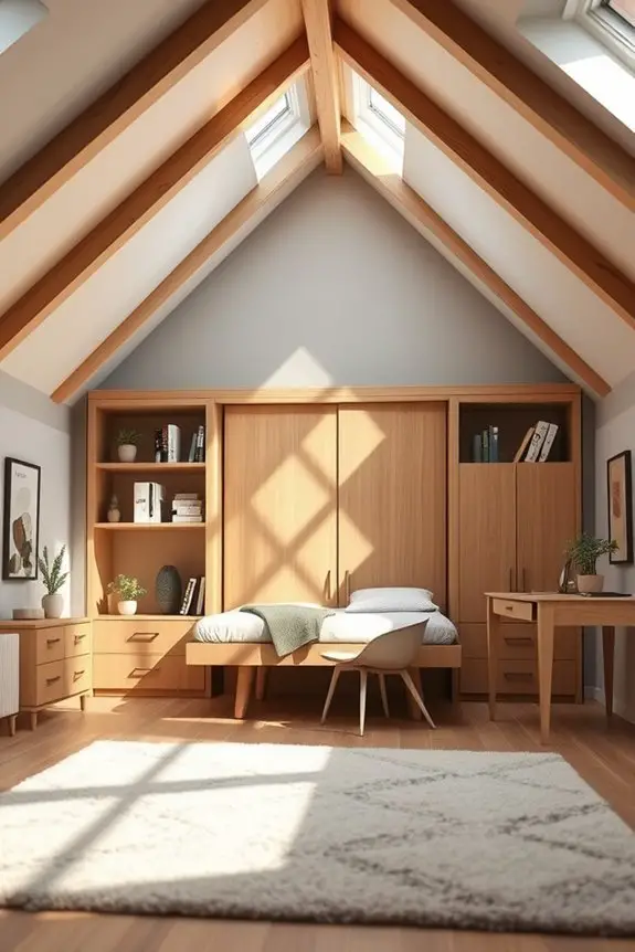 flexible space with murphy bed
