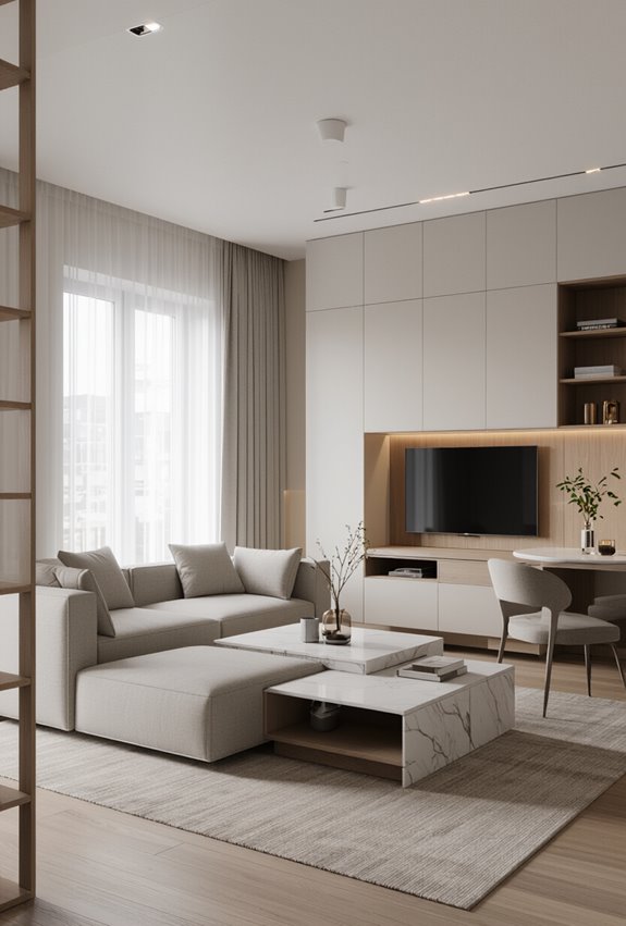 flexible zoned convertible living
