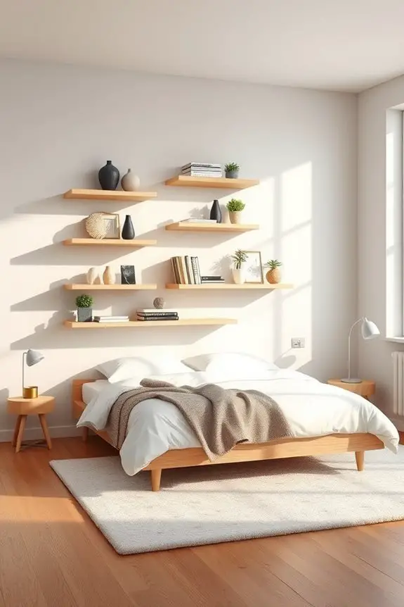 floating shelves design tips