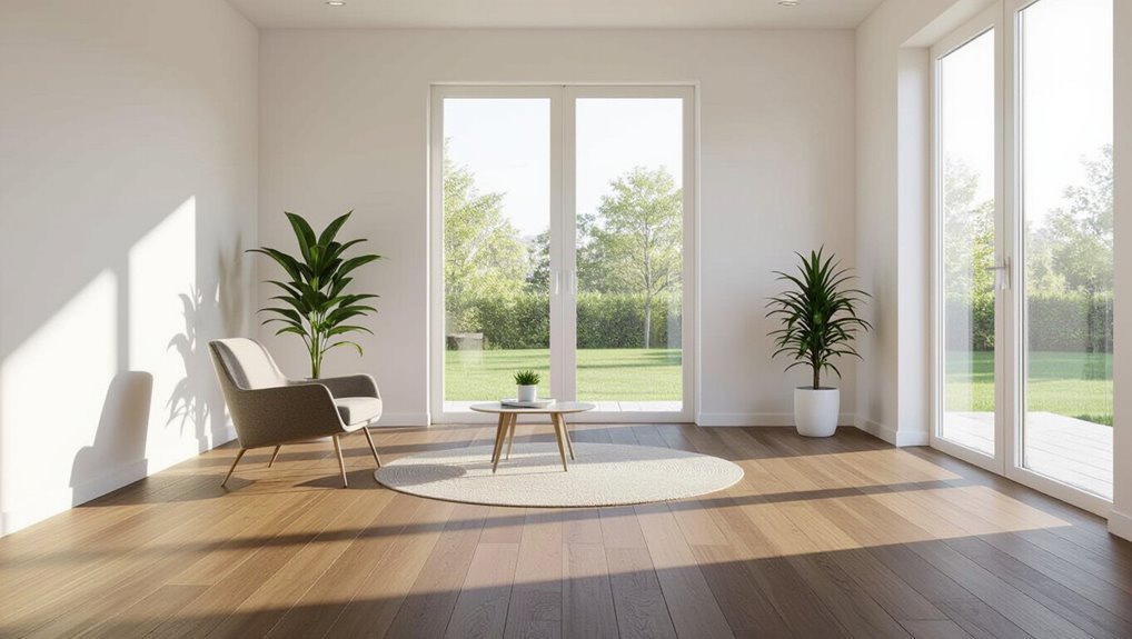 flooring direction influences perception