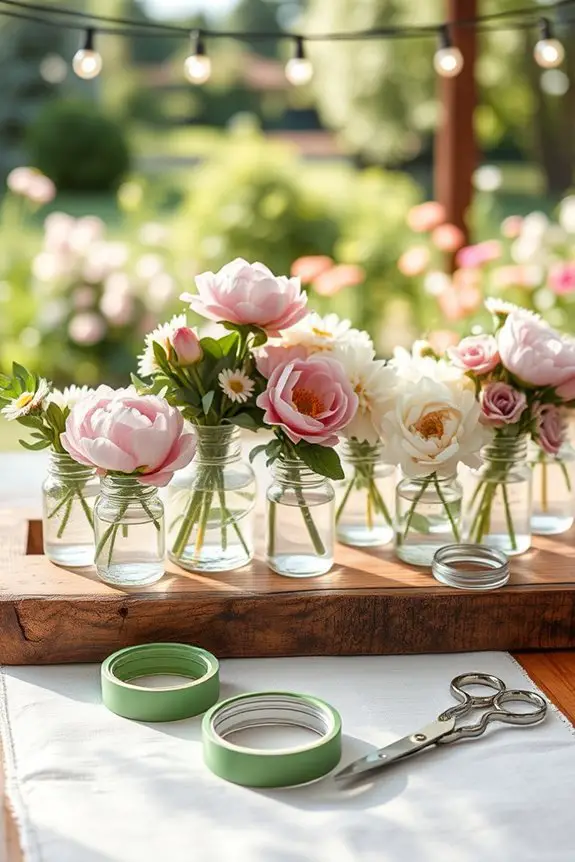 flower crown crafting station