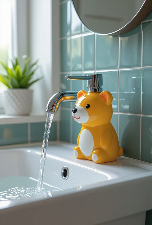 foamy character faucet extender
