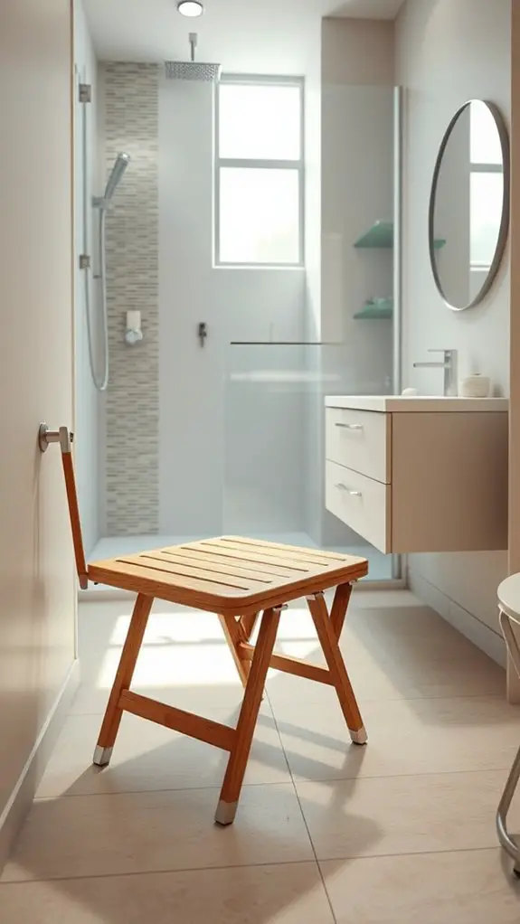 foldable shower seat benefits