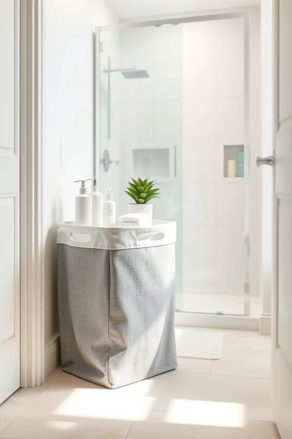 foldable space saving laundry hamper