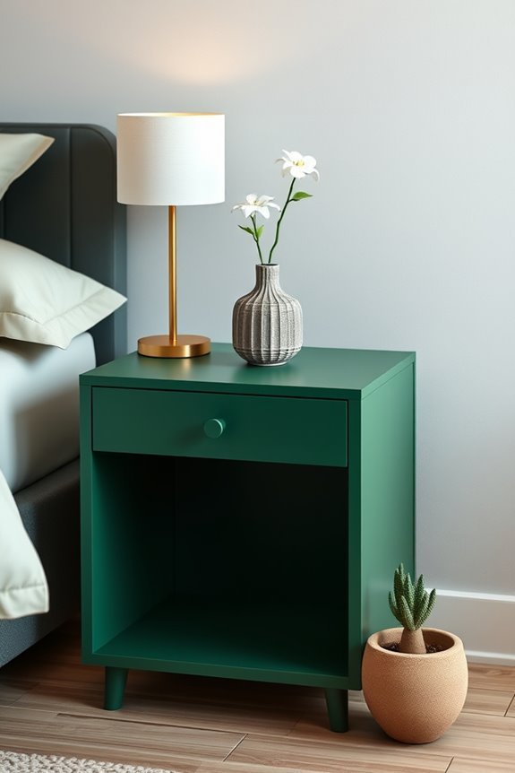 forest green minimalist elegance