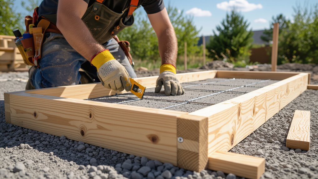 formwork construction preparation process