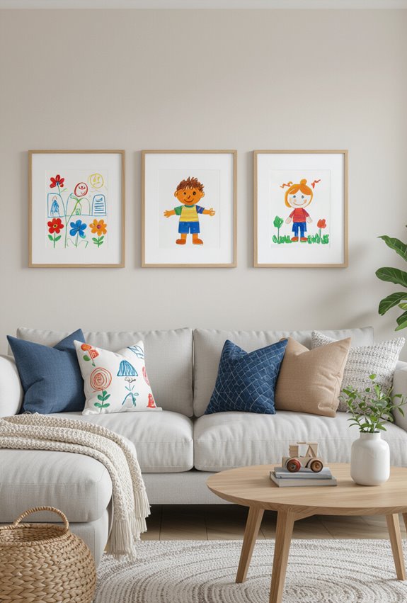 frame kids art playfully