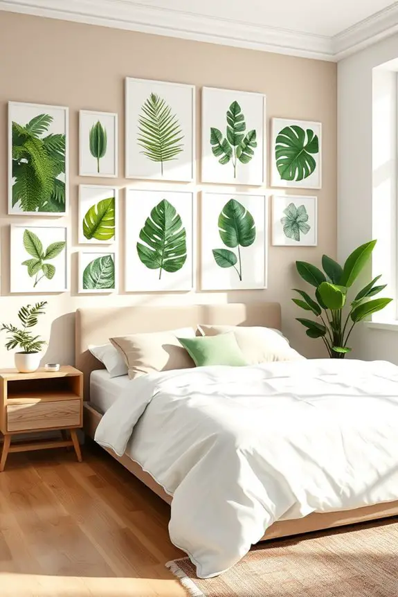 framed greenery for serenity