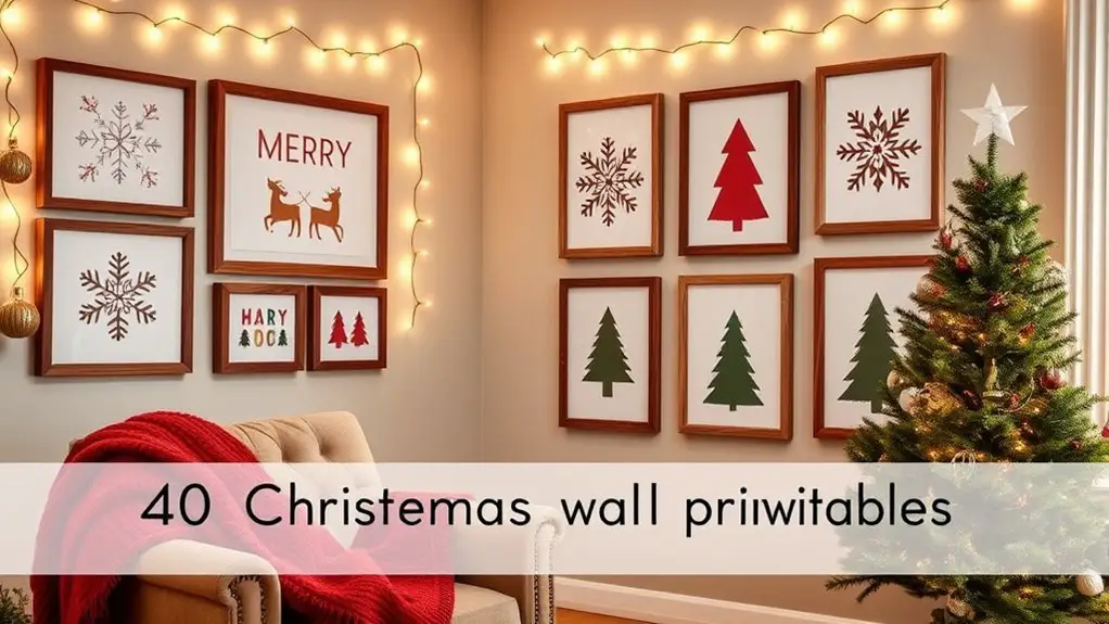 free christmas wall art