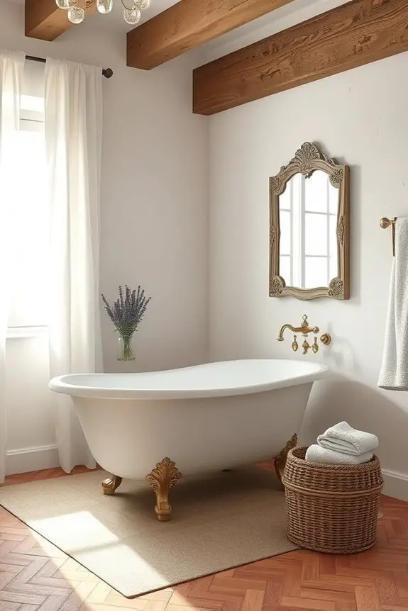 french country bathroom decor
