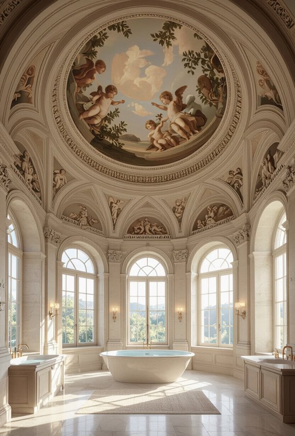 frescoed domed ceiling elegance