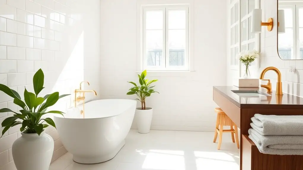 fresh and inviting bathrooms