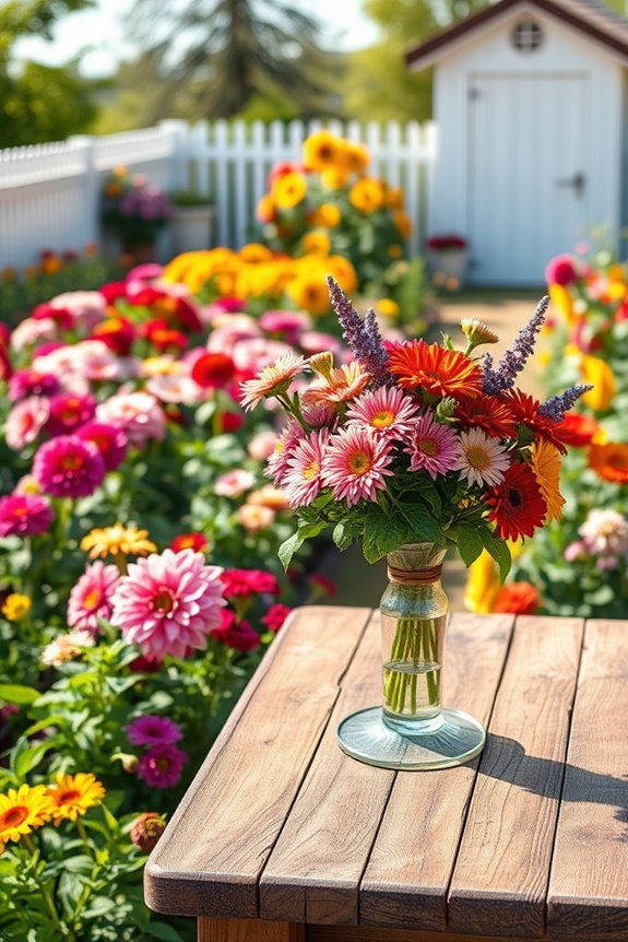 fresh flowers cutting techniques