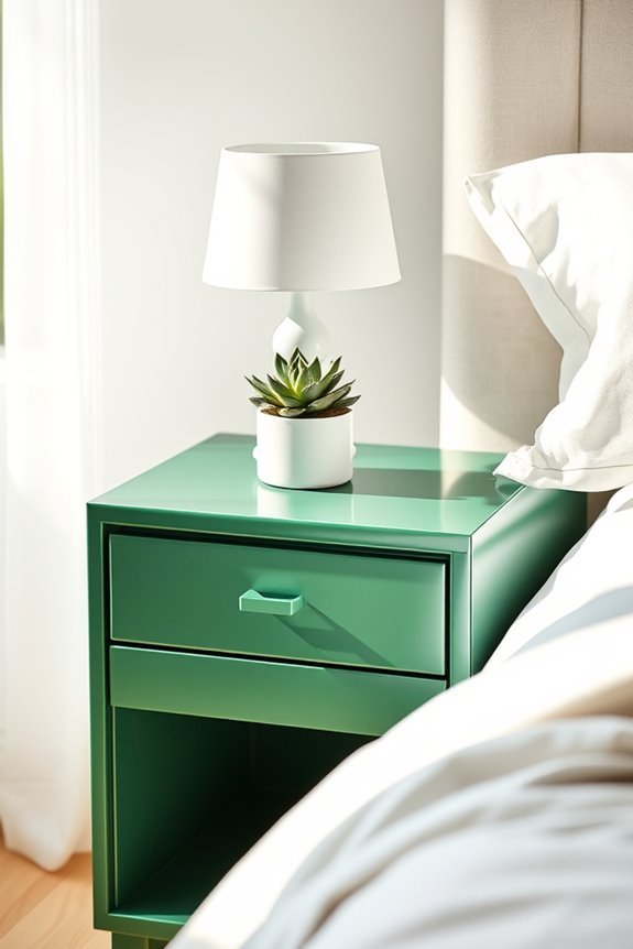 fresh green and white