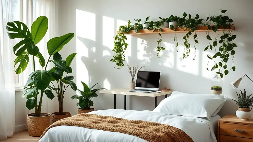 fresh green plant decor