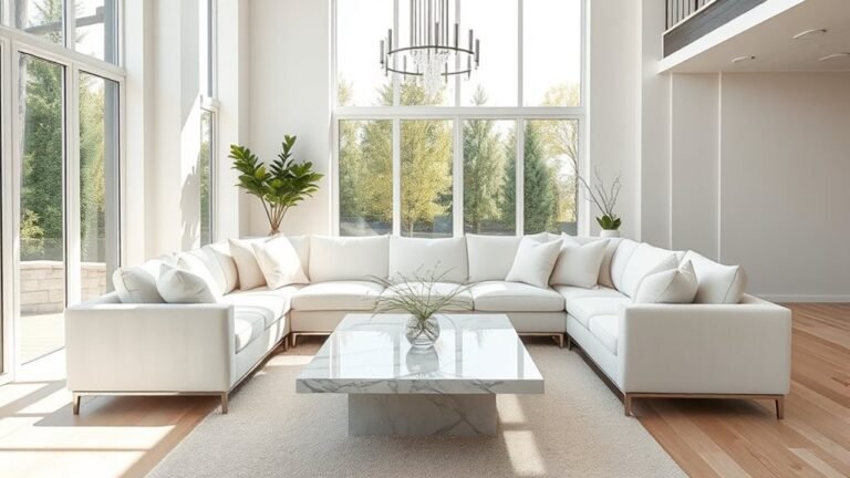 fresh modern white interiors
