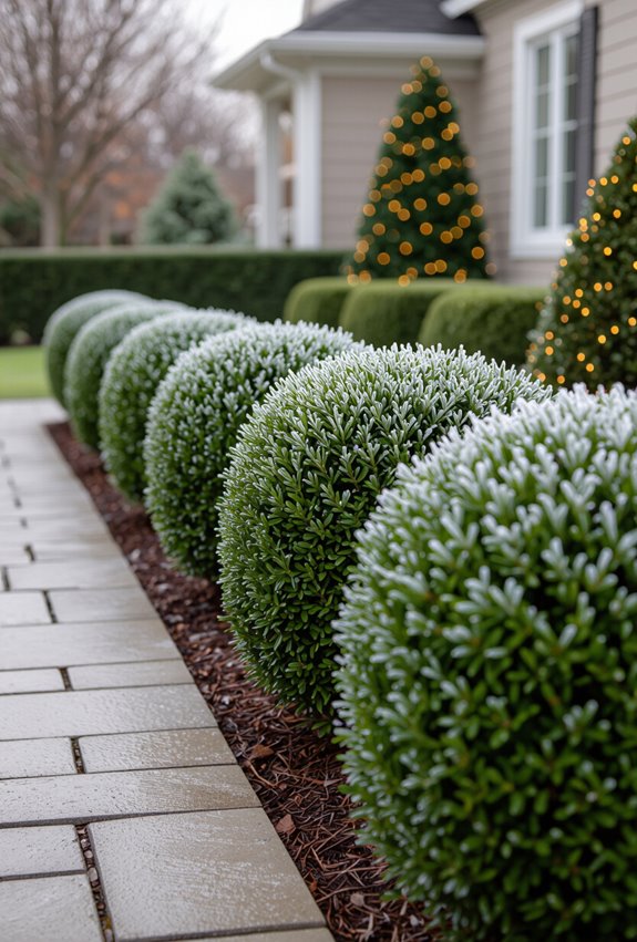frosted hedge spray paint