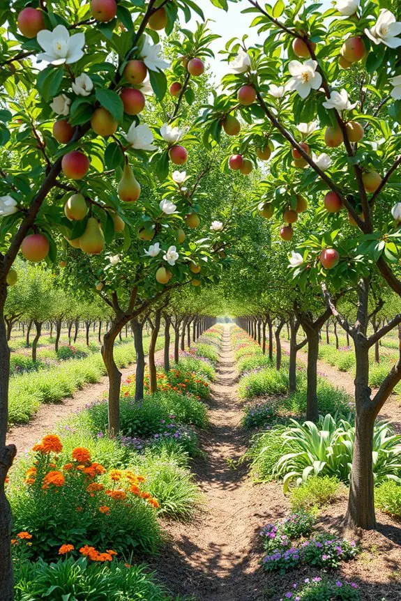 fruit tree companion planting