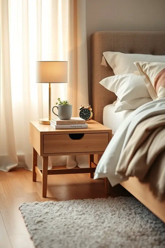 functional and stylish nightstand