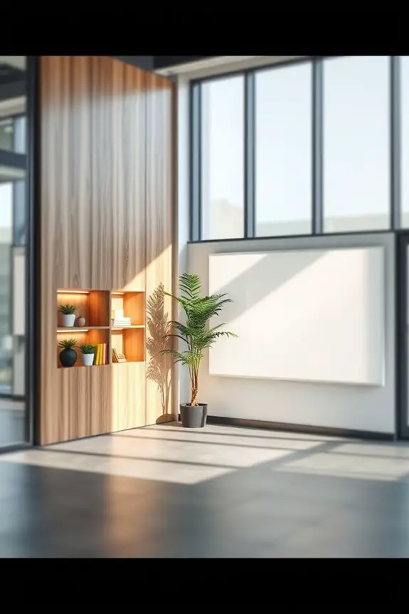 functional and stylish workspace