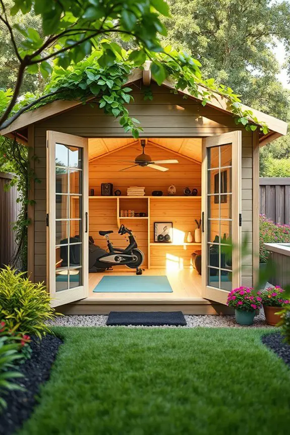 functional backyard fitness space