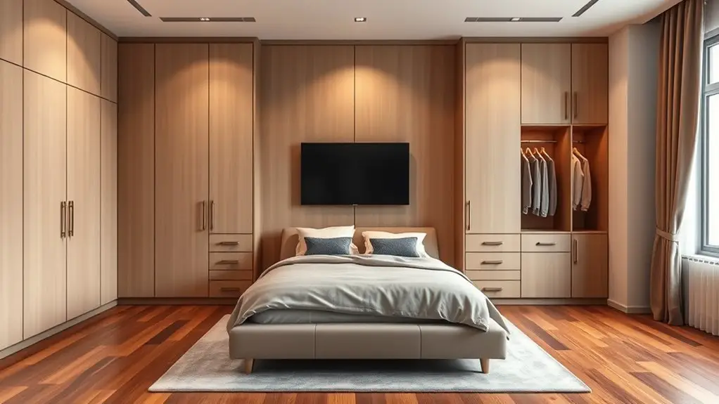 functional bedroom closet designs