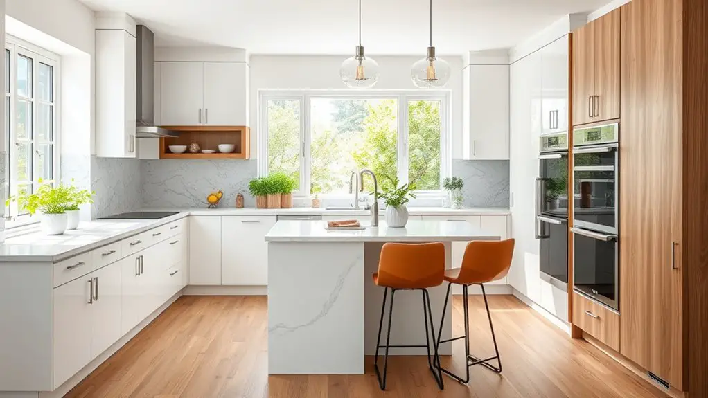 functional corner kitchen designs