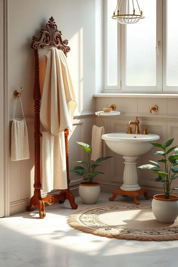 functional decorative antique racks