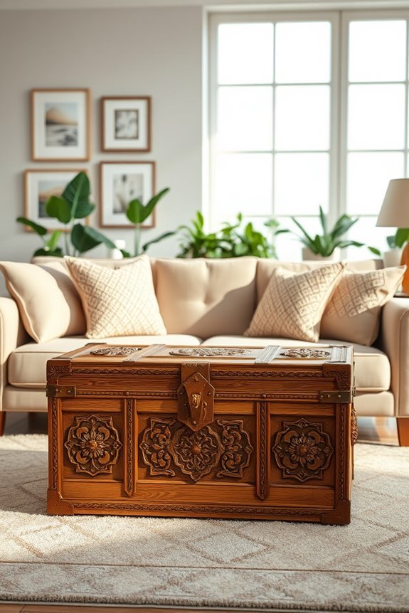 functional decorative storage trunks