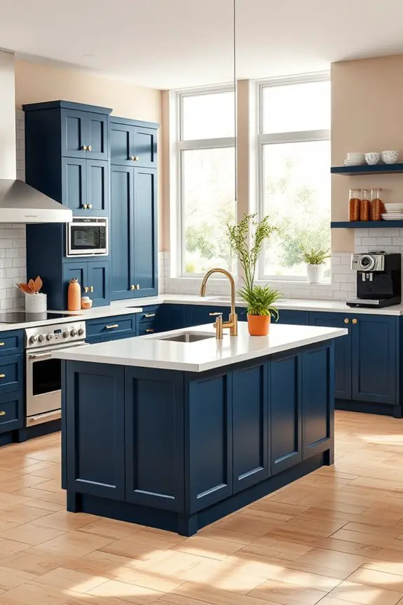 functional kitchen work zones